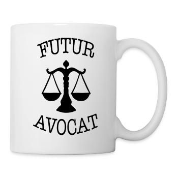Zukünftiger Anwalt - Tasse - Weiß - Rechts