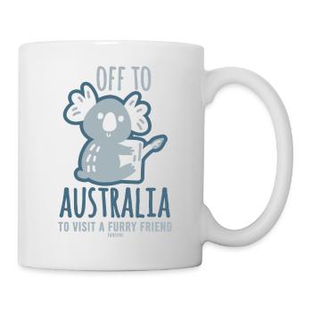 Australien Kinder Koala - Tasse - Weiß - Rechts