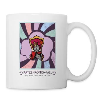 Jura Katzenkönigfall Geschenkidee Jurist - Tasse - Weiß - Rechts