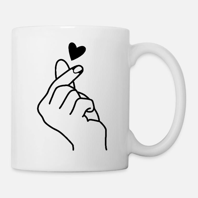 Liebe Liebe Gebärdensprache - Tasse - Weiß