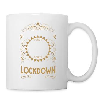 50. Geburtstag Ich wurde 50 Als Im Lockdown war - Tasse - Weiß - Rechts