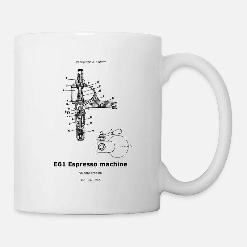 E61 Espresso machine - Mug blanc - blanc