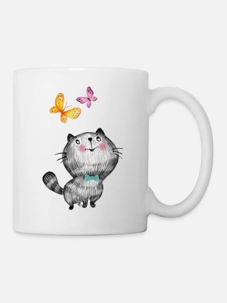 Cats Cat Mother Cat Cat Meow Meoww - Mug - white