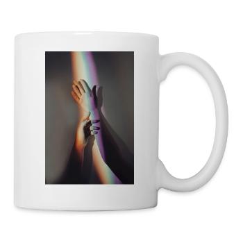 Arc-en-ciel - Mug blanc - blanc - Droite