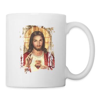 Jesus-Holy Mary Religion - Mug - white - Right