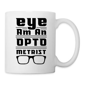 Optician Optometrist Optometry Optics Optics - Mug - white - Right