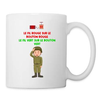 T shirt humour cadeau serie film - Mug blanc - blanc - Droite