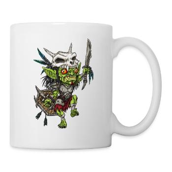 GUERRIER GOBELIN - Mug blanc - blanc - Droite