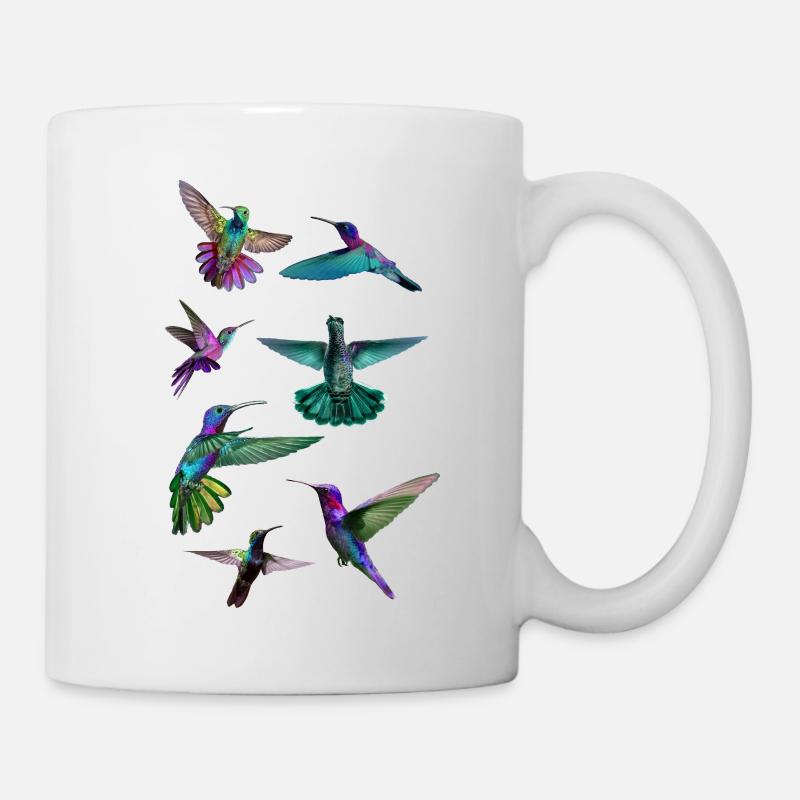 El vuelo de los colibrís - Mug blanc - blanc