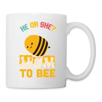 Womens Gender Reveal What Will It Bee Mom To Be - Tasse - Weiß - Rechts