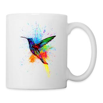 Hummingbird Hummingbird Bird Bird Colors Art - Mug - white - Right