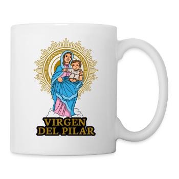 VIRGEN DEL PILAR by The Manzanita´s - Tasse - Weiß - Rechts