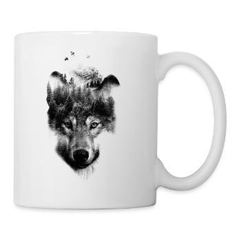 WOLF - Mug blanc - blanc - Droite