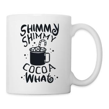 Shimmy Shimmy Hot Cocoa Noir - Mug blanc - blanc - Droite