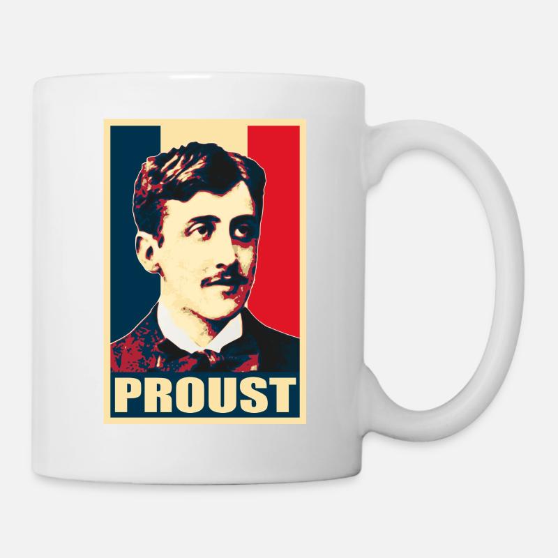 Marcel Proust - Tasse - Weiß
