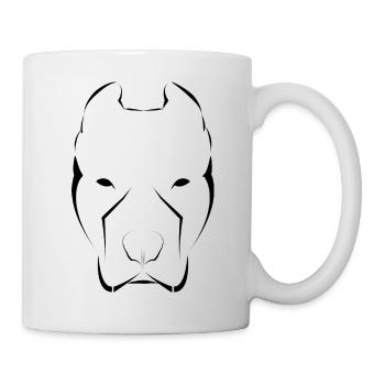 Pitbull Angry - Mug blanc - blanc - Droite