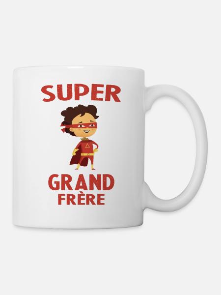 Super Grand Frère Cadeau - Mug blanc - blanc