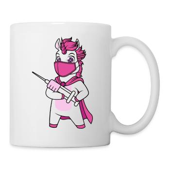 Vaccinated Vaccination Immunicorn Unicorn - Mug - white - Right
