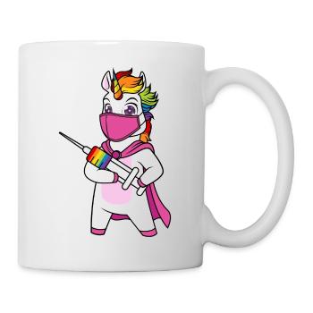 Vaccinated Unicorn Immunicorn - Mug - white - Right