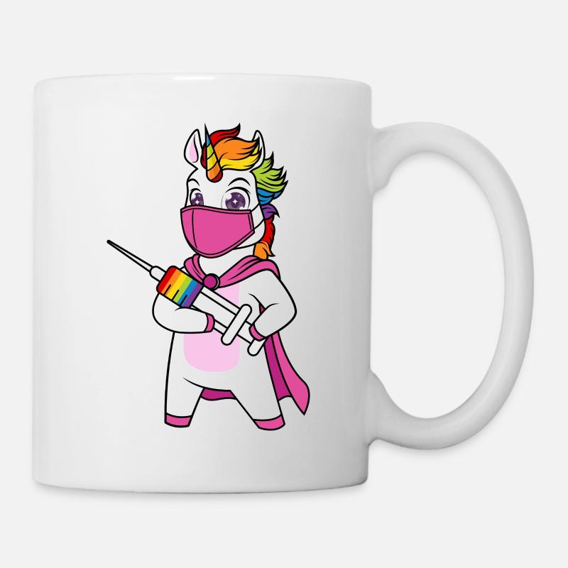 Vaccinated Unicorn Immunicorn - Mug - white