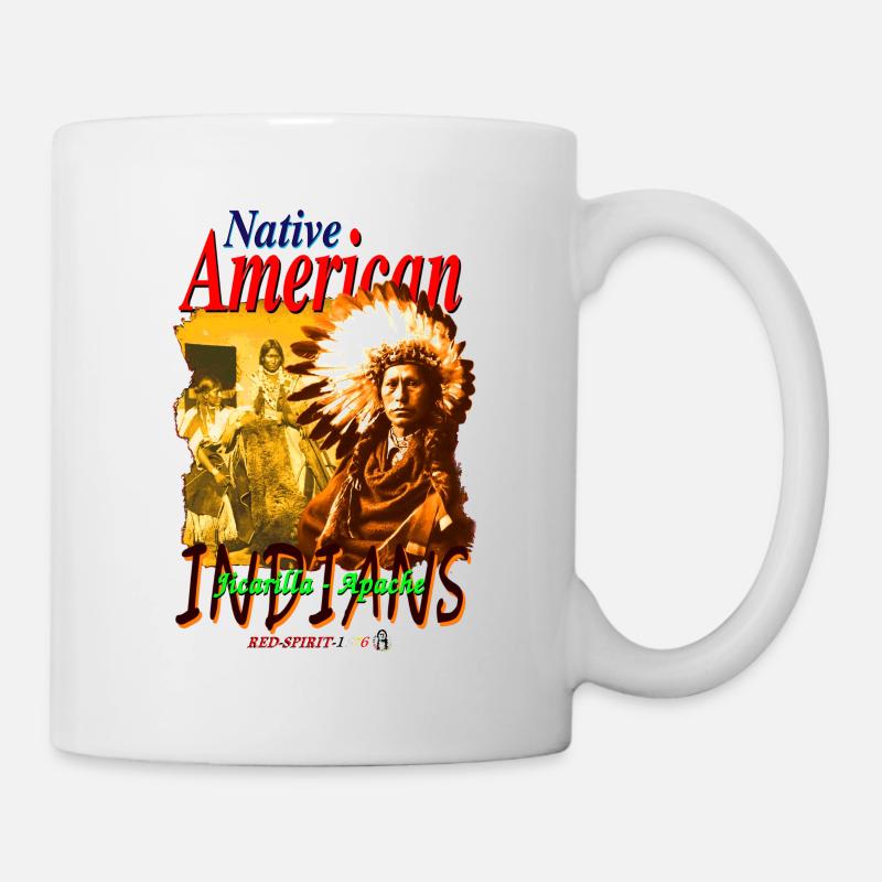 Native American INDIANS 3 - Tasse - Weiß