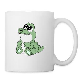 Baby Krokodiles Krokodile - Tasse - Weiß - Rechts