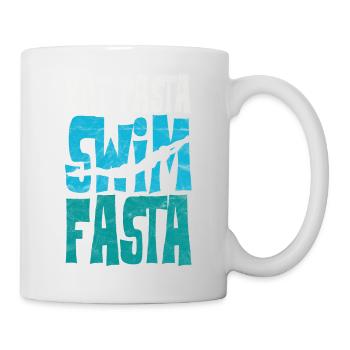Funny Swimming Swim Team - Tasse - Weiß - Rechts