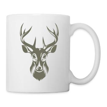 Cool Stag Illustration - Mug - white - Right