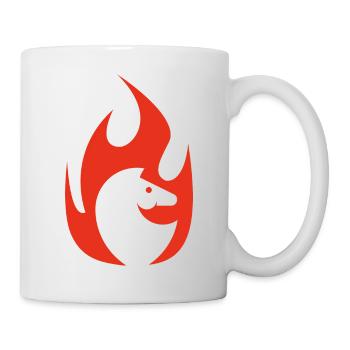 Pferd Schach Springer - Tasse - Weiß - Rechts