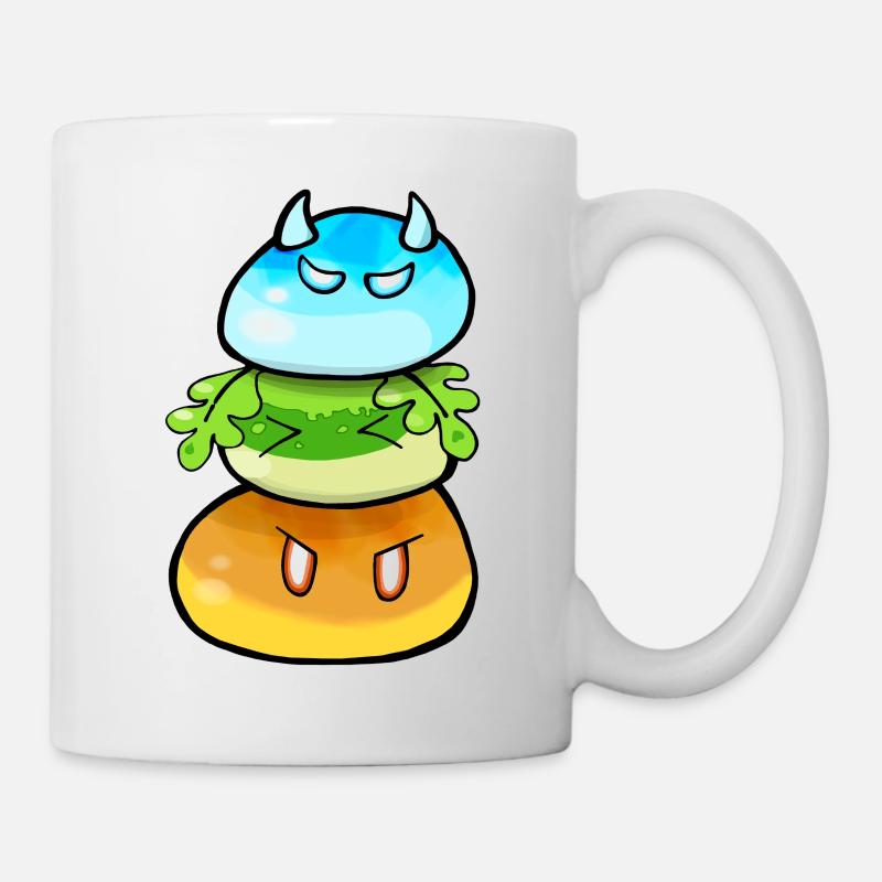 Genshin Impact Slimes - Tasse - Weiß