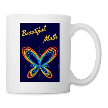 Butterfly Function - Beautiful Math - Poster - Mug - white - Right