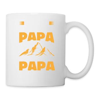 Gleitschirm Fliegender Papa Herren Paragliding - Tasse - Weiß - Rechts