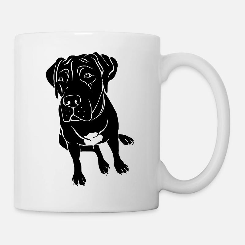 Presa Canario - Tasse - Weiß