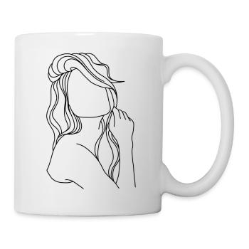PowerWoman - Mug blanc - blanc - Droite