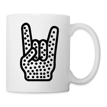 Rock and Roll Rock Music - Tasse - Weiß - Rechts