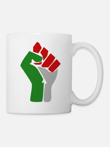 free palestine - Tasse - Weiß