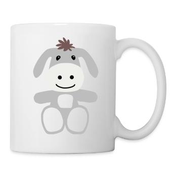 Droll Gray Donkey For Donkey Friends Gift - Mug - white - Right
