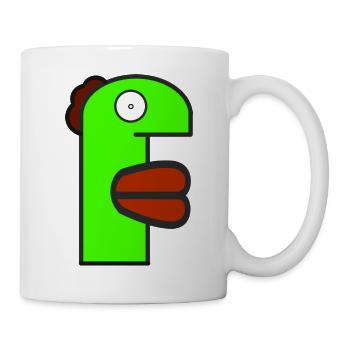 Streetart - Dicke Lippen - Tasse - Weiß - Rechts