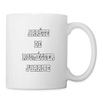 Expression Française rouméguer - Mug blanc - blanc - Droite