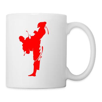 Taekwondo Combattants Arts martiaux Arts martiaux Head Kicks - Mug blanc - blanc - Droite