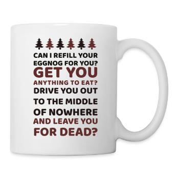 Kann ich Ihr Ei für Sie füllen - Tasse - Weiß - Rechts
