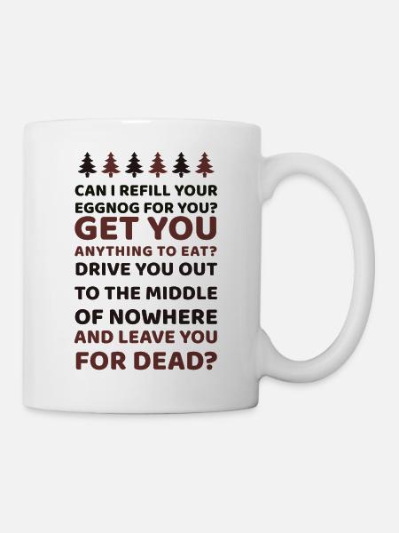 Kann ich Ihr Ei für Sie füllen - Tasse - Weiß