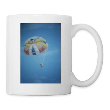 Parachutist vintage photography - Mug - white - Right