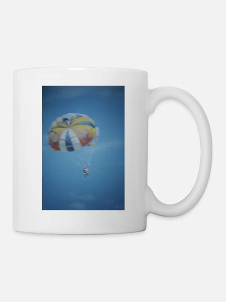 Parachutist vintage photography - Mug - white