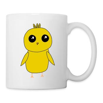 Niedliches, gelbes Küken für Tierfreunde - Tasse - Weiß - Rechts