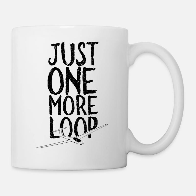 Seulement Un autre planeur loop planeur - Mug blanc - blanc