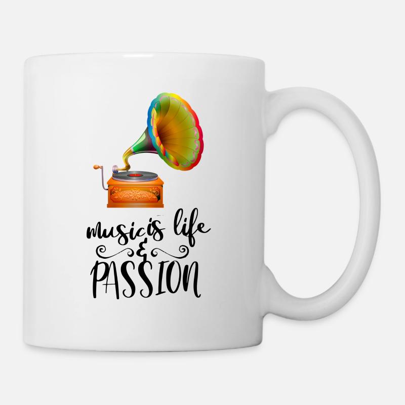 music - Mug blanc - blanc