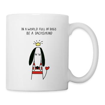 DACHSHUND TECKEL DACHSHUND LOVE DAGGEL - Mug - white - Right