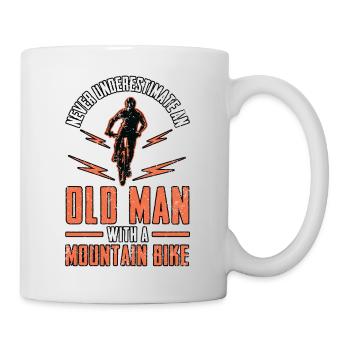 BMX Mountainbiking MTB Bike Kids Teenagers - Mug - white - Right