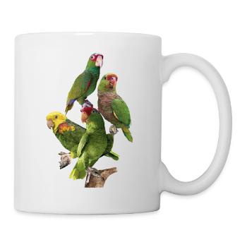 Papageien aus dem Amazonas - Tasse - Weiß - Rechts